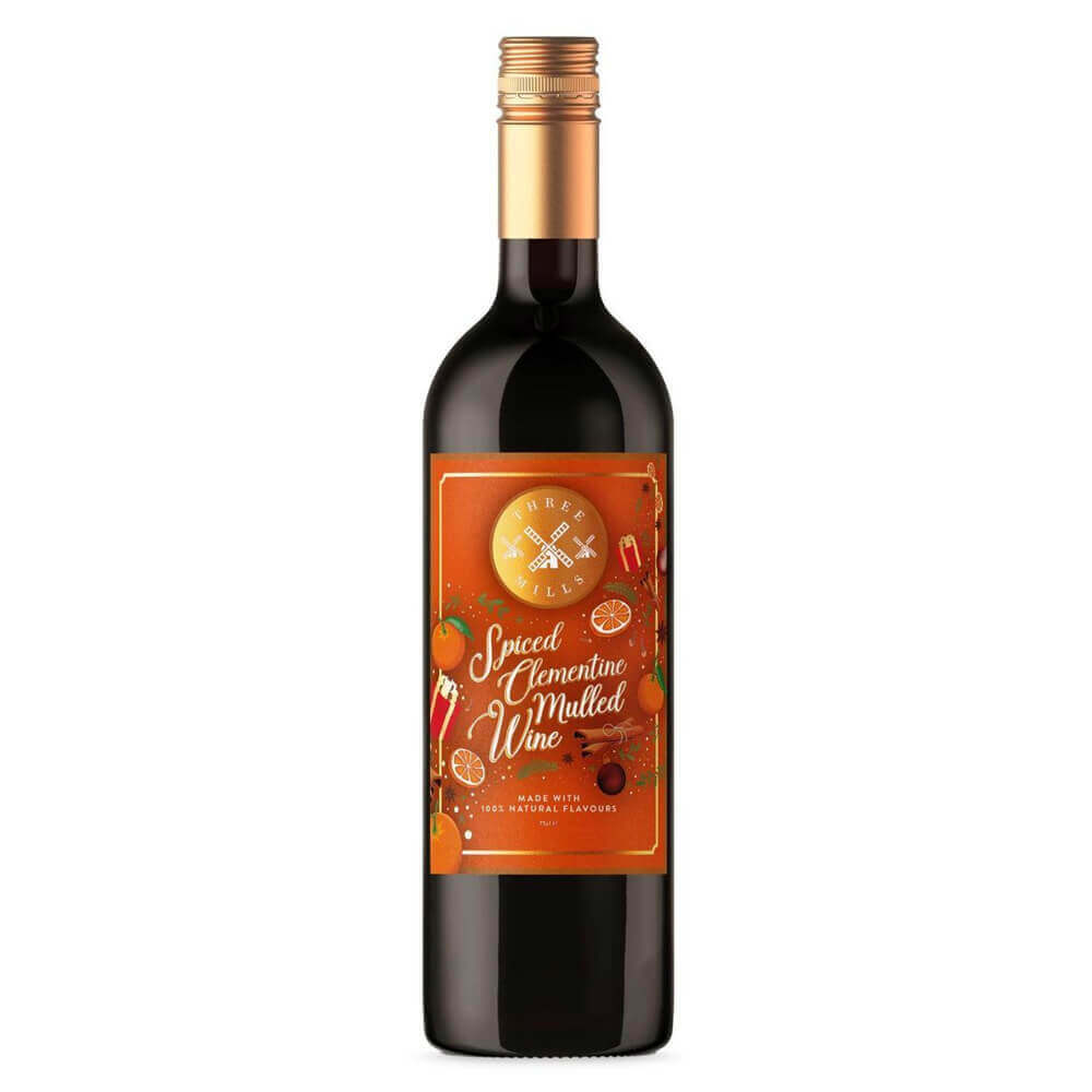 Three Mills Spiced Clementine Mulled Wine 75cl